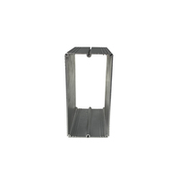 Boîtier électronique en aluminium anodisé sur mesure, amplificateur de puissance, boîtier en alliage d'aluminium 6063, boîtier de projet électrique
