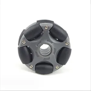 Roda universal 65mm Plastic Omni Wheel para pequeno robô pé rodízio transportador