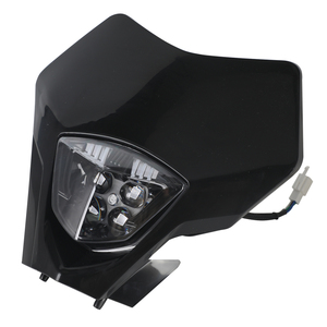 Ensemble de phares LED MIANA <span class=keywords><strong>GasGas</strong></span> EC250 EC300 EC350, aluminium CNC 6061, plastique PP noir, <span class=keywords><strong>Enduro</strong></span> Racing 2024 2025 2026 - Product Image 1