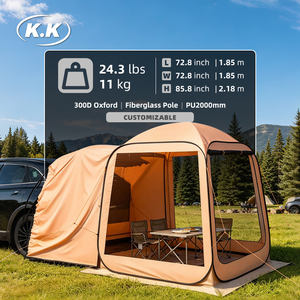 Tente de <span class=keywords><strong>camping</strong></span> portable Kawagebo Kamp (KK) pour hayon de SUV, installation facile, abri pop-up, auvent, gazebo - Product Image 1