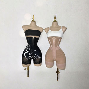 Faja de compresión colombiana de cuerpo completo para mujer, marca privada, con efecto reductor de abdomen y control original, tipo pantalón. - Product Image 3