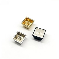 Custom Keyboard CNC Machining Injection Molding Keycaps for Double Anodized Aluminum with Hellcat/Tiger/Reaper/Jump Man Logo