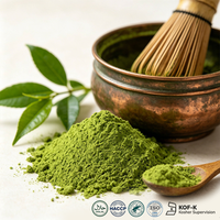 Poudre de Matcha en Gros 1200 Mesh Résistante aux Hautes Températures, Faible MOQ, Marque Privée, pour Usine de Boulangerie
