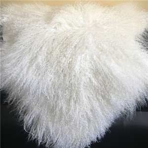 Plaques en peau de mouton bouclée naturelle Peau d'agneau Jeté de canapé-lit - Product Image 5