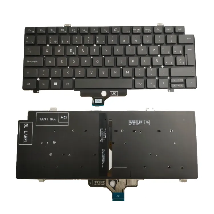 HK-HHT Fabriek Prijs Notebook Laptop Computer Intern Toetsenbord Voor Dell Latitude 7420 7410 5420 7520 9510 9520 Sp Spaans Toetsenbord