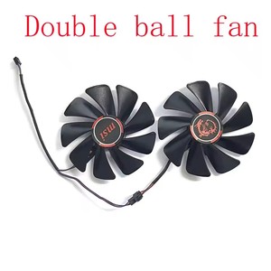 ที่ทำความเย็น GTX1080Ti 4PIN 95มม. สำหรับ <span class=keywords><strong>MSI</strong></span> <span class=keywords><strong>GTX</strong></span> 960 1060 1070 <span class=keywords><strong>1080</strong></span> <span class=keywords><strong>Ti</strong></span> GTX980Ti เกม RX 470 GAMING X พัดลมกราฟิก - Product Image 3