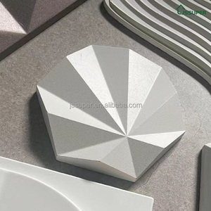 JSSUPER tridimensionnel 3D brique de ciment café Restaurant fond mur intérieur extérieur Art étanche carrelage mural - Product Image 5