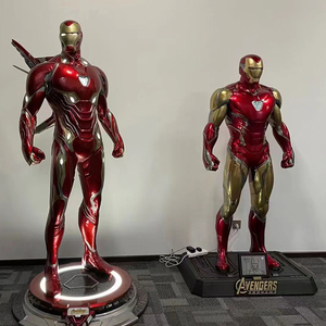 Figurine d'action Marvel Sculpture de personnage de <span class=keywords><strong>super</strong></span> héros grandeur nature <span class=keywords><strong>Iron</strong></span> <span class=keywords><strong>Man</strong></span> MK50 avec décoration d'ailes Statue en résine - Product Image 4