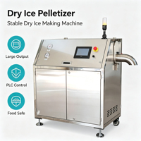 Máquina de Hielo Seco Automática de Alta Productividad con Certificación CE, 50 kg/h, Máquina de Hielo Seco de CO2 de Gran Capacidad