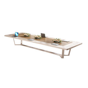 Mesa de Conferencia Rectangular Saint-Lee SL-HYZ-016, Escritorio Estable para Reuniones de Oficina - Product Image 5