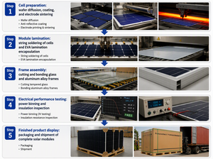 Panneau solaire bifacial double vitrage JA Solar 620W JAM66D45 LB sur palette pour projets photovoltaïques - Product Image 6
