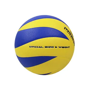 High Quality Eco-friendly Stitched Nylon Yarn PU Official Size 5 Beach Volleyball Ball