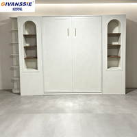 Lit Murphy multifonctionnel avec canapé, armoire-lit murale pliable avec armoire de rangement, meubles de maison gain de place