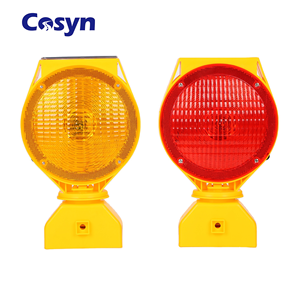 Luz de Advertencia Intermitente Solar para Barricadas de Tráfico, Fácil de Montar en Balizas - Product Image 3