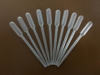 100ul Plastique pipette Graduée