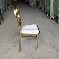 Chaise d'événement Phoenix moderne et durable à bas prix Hot Ssles chaise de mariage et de fête Chiavari en fer