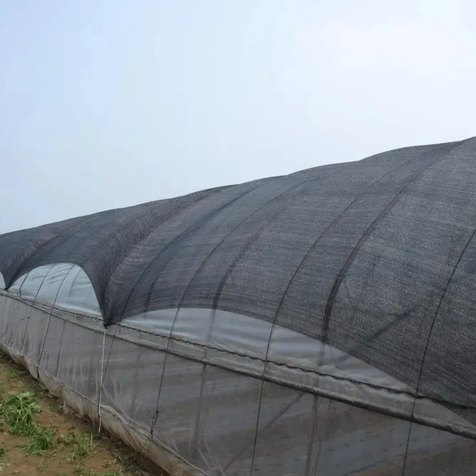 Tarım için 6x100m düz örgü tel yeşil file tente 80% oranı gölgelik