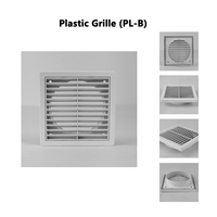 Grilles d'extraction linéaires carrées modernes en ABS pour systèmes CVC, registres d'air de retour avec noyau amovible