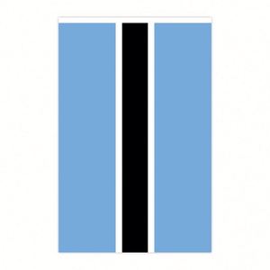 ธงประดับสายรุ้งบอตสวานา ขนาด 5.5x8 นิ้ว สำหรับตกแต่งภายในและภายนอกอาคาร (20 ชิ้น/ชุด) ขายส่ง - Product Image 2