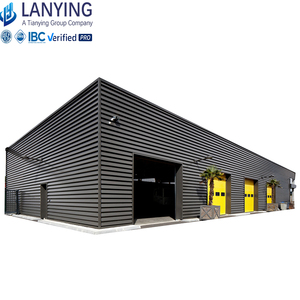 Goede Kwaliteit Geprefabriceerde Magazijn Prefab Workshop Stalen Structuur Hangar Gebouw Voor 4S Auto Showroom - Product Image 2