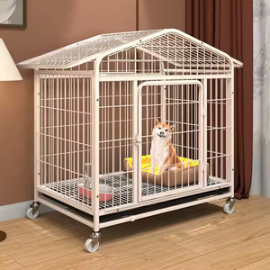 Wholesale Top Sales Multiple Sizes <strong>Dog</strong> <strong>Kennel</strong> Metal Foldable <strong>Stainless</strong> <strong>Steel</strong> Large Pet Cat <strong>Cage</strong> House - Product Image 4