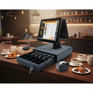 Sistema <span class=keywords><strong>de</strong></span> Punto <span class=keywords><strong>de</strong></span> Venta RS620 al por Mayor, Pantalla Táctil <span class=keywords><strong>de</strong></span> 15.6 Pulgadas, Carcasa <span class=keywords><strong>de</strong></span> Aleación <span class=keywords><strong>de</strong></span> Aluminio, Sistema POS Todo en Uno - Product Image 1