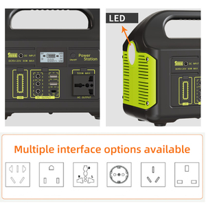 Estación de Energía Portátil Ecológica de Onda Sinusoidal Modificada de 300W 500W para el Hogar y Actividades al Aire Libre - Product Image 3