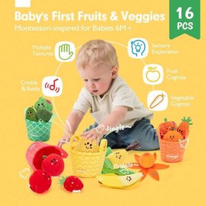 Montessori Plush <b>Toy</b> Color Sorting Fruits & Vegetables Sensory Baby <b>Toys</b> Action Figure Children's <b>Educational</b> Sensory <b>Toys</b> - Product Image 2