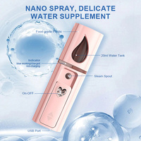 Mini Dispositivo de pulverización facial eléctrico Personal para el hogar, carga Usb, belleza portátil, cuidado de la piel, botella pulverizadora de niebla Facial, Nano Mist Spray