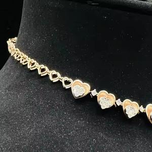 Collier de diamants naturels en or massif 14K de qualité supérieure serti d'un diamant blanc taille brillant couleur G certifié tiers pour femme - Product Image 6