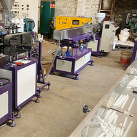 Machine d'extrusion entièrement automatique à grande vitesse pour la fabrication de pailles et de tuyaux en plastique, personnalisée, avec moteur à vis et boîte de vitesses