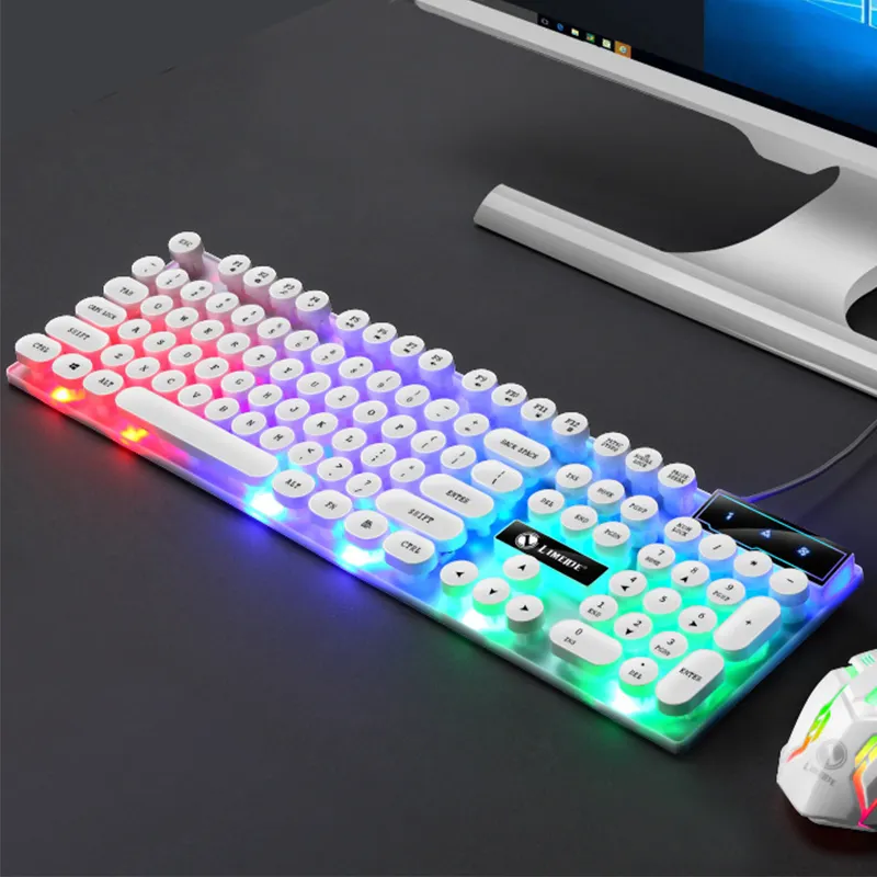Hot Selling RGB Backlit Mechanical Gaming Keyboard and Mouse Keyboard