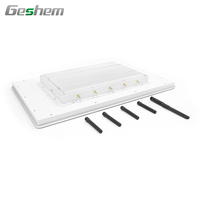 Geshem - Panel PC Industrial Todo en Uno de 17 Pulgadas de Alto Rendimiento J1900 I3 I5 I7, Computadora Integrada sin Ventilador, Compatible con Win10/Linux