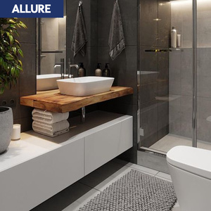 Allure Interior Design appartamento lusso moderno piccolo lavabo da <span class=keywords><strong>bagno</strong></span> in oro vanità - Product Image 2