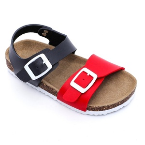 Sandalias de suela de corcho Bio para niños pequeños, zapatos de suela de corcho con cuero de vaca suave, estilo <span class=keywords><strong>Birken</strong></span> para cama de pie - Product Image 3