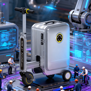กระเป๋าเดินทางอัจฉริยะ <span class=keywords><strong>Airwheel</strong></span> SE3SL+ ขับเคลื่อนด้วยไฟฟ้า พร้อมรีโมทคอนโทรล ระบบล็อคดิจิตอล และสัญญาณกันขโมย - Product Image 1