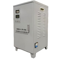 Régulateur de tension automatique monophasé SVC OEM 10kVA 15kVA 20kVA 30kVA 80KW Entrée 150-260V Sortie 220V 50/60Hz Affichage LCD