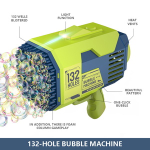 OT ALE lectric 132-holes azazooka ococket ooom bble ubble Gun lower inferior o Kids ututdoor nndoor, irirthday ededding arty IFT - Product Image 2
