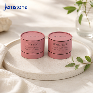 Wholesale <b>Custom</b> Paper Tube for Beauty Cosmetic Face Cream Rigid Cardboard Tube Packaging Box with EVA Foam Inlay Cylinder - Product Image 1