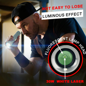 Đèn pin siêu sáng, mạnh mẽ, bán buôn, 100000 lumen, chống nước, sạc lại được, đèn pin chiến thuật LED - Product Image 4