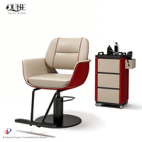 Equipo Moderno para Salón de Belleza, Silla de Peluquería Reclinable, Silla de Estilismo con Bomba Hidráulica y Rotación, Silla de Barbería