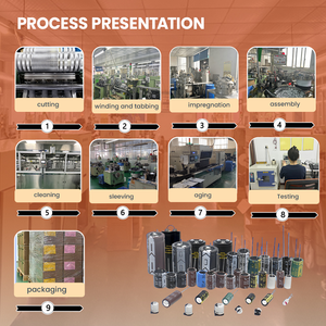 Алюминиевый электролитический конденсатор DS Con, сквозное отверстие, 400В 150мкФ, 18*35, напрямую от производителя, высокотемпературный, производство Китай - Product Image 4