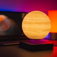 Lumière Flottante à Lévitation Magnétique Personnalisée 3 Couleurs, Protection des Yeux, Jupiter, Mars, Saturne, Lune