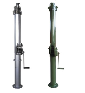 Mástil de torre de radioaficionado de 12 m, <span class=keywords><strong>color</strong></span> plateado, con manivela - Product Image 1