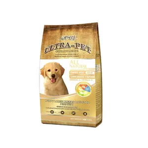 Embalagem de alimentos para animais de estimação, embalagem personalizada para sacos de comida do cachorro pedigre