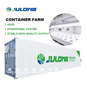 USA Canada Intelligent control Freight container farm hydroponic growing system