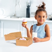 Emballage de Dessert 2 4 6 8 séparateurs boîte à pâtisserie vente en gros bonbons cadeau lune biscuits boulangerie boîtes en papier tasse gâteau