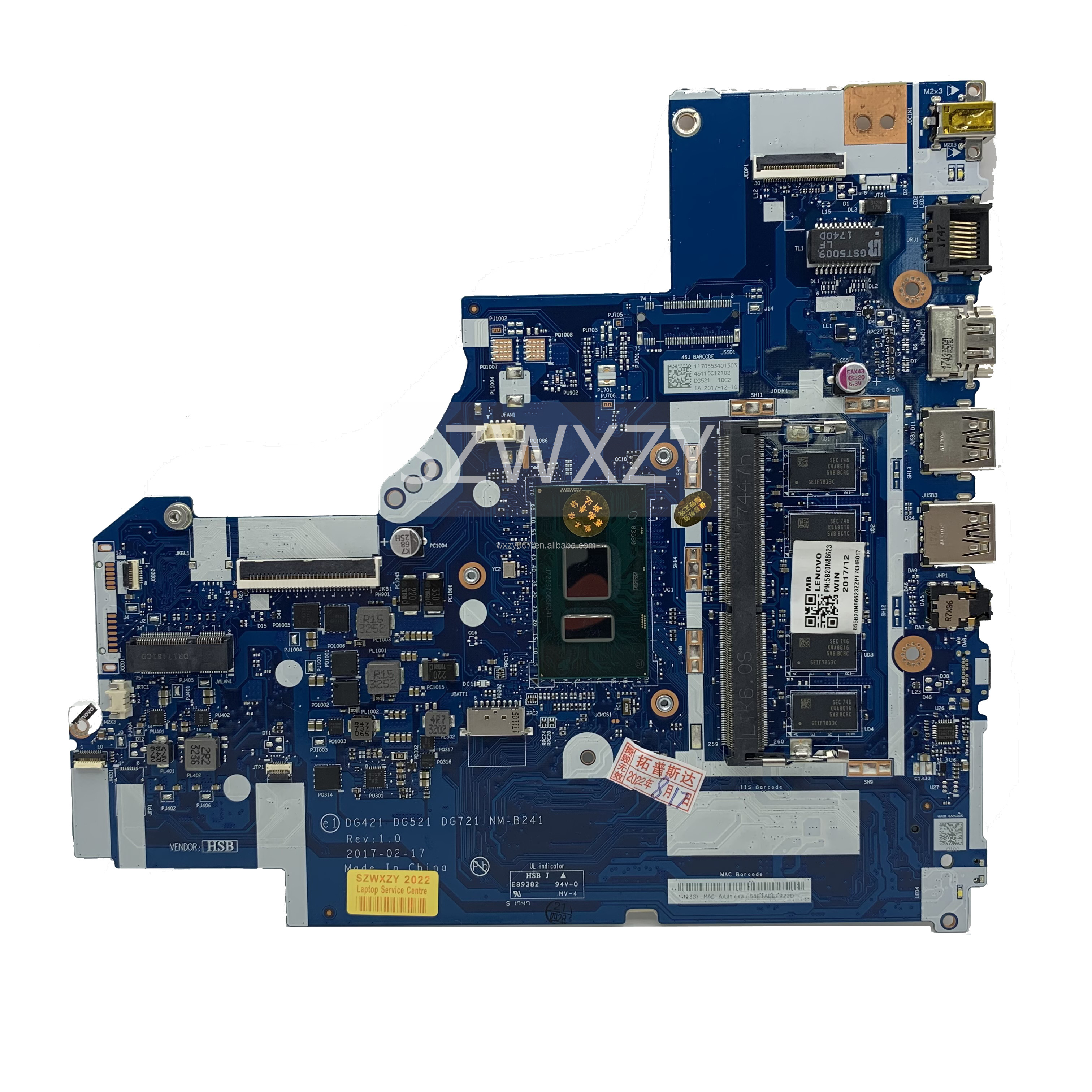 Carte Mère HP I7 4Go RAM – Format ATX, Bleue, Occasion, Pour PC Fixe