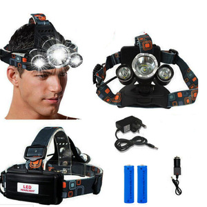 Phare LED étanche 18650 rechargeable 20W 2000LM 2 R5 1 T6 pour camping, pêche et escalade - Product Image 6