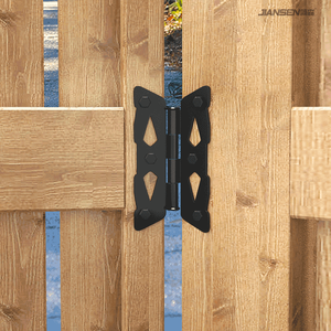 US Local Stock Une Paire Heavy Duty Fer Type <span class=keywords><strong>Papillon</strong></span> Charnière En Bois et Vinyle PVC Clôture Porte Charnière pour Porte Extérieure - Product Image 3